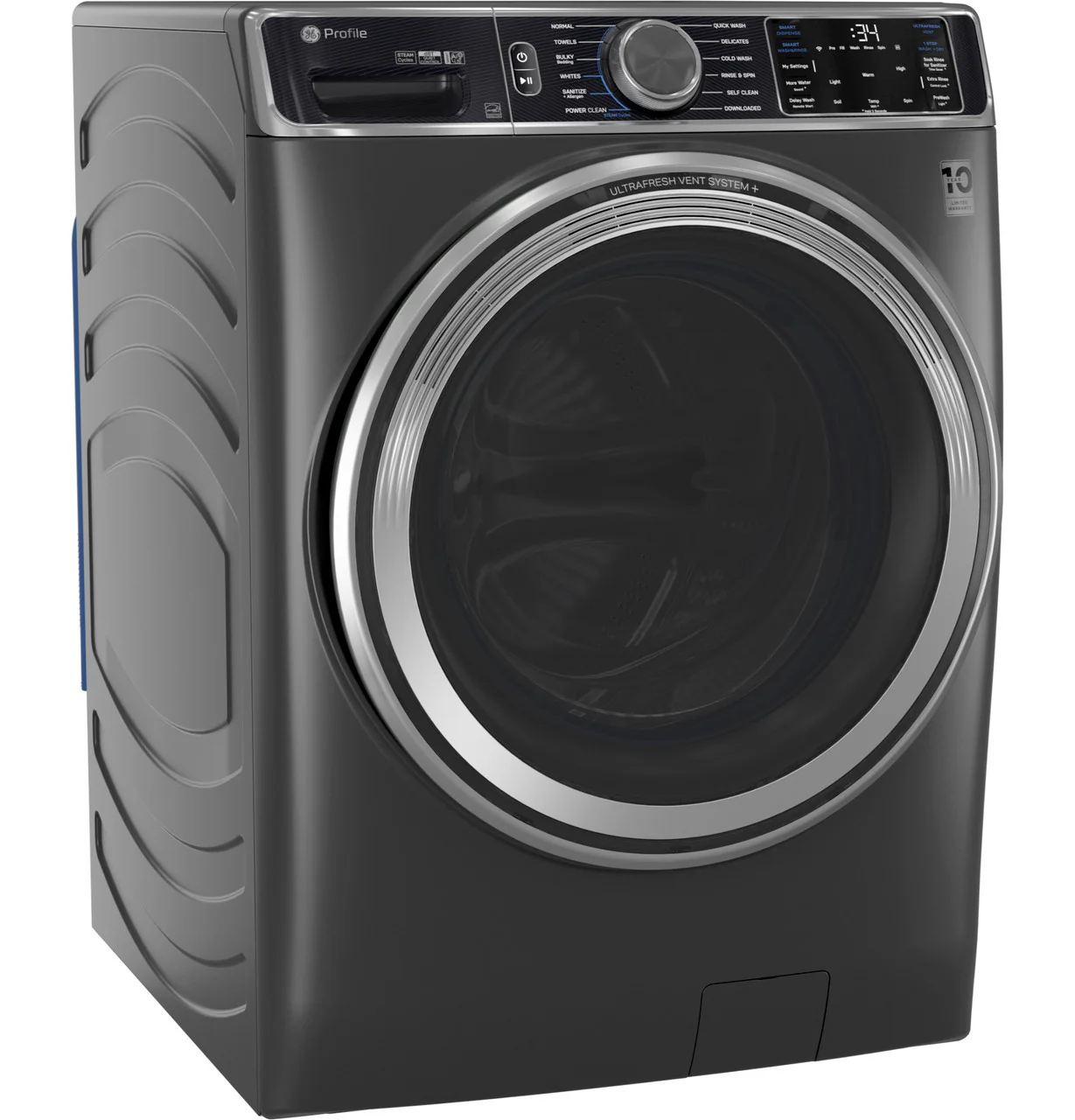 GE Profile™ 5.5 cu. ft. Capacity Smart Front Load ENERGY STAR® Steam Washer with UltraFresh Vent System+ and Smart Wash & Smart Rinse - Image 5