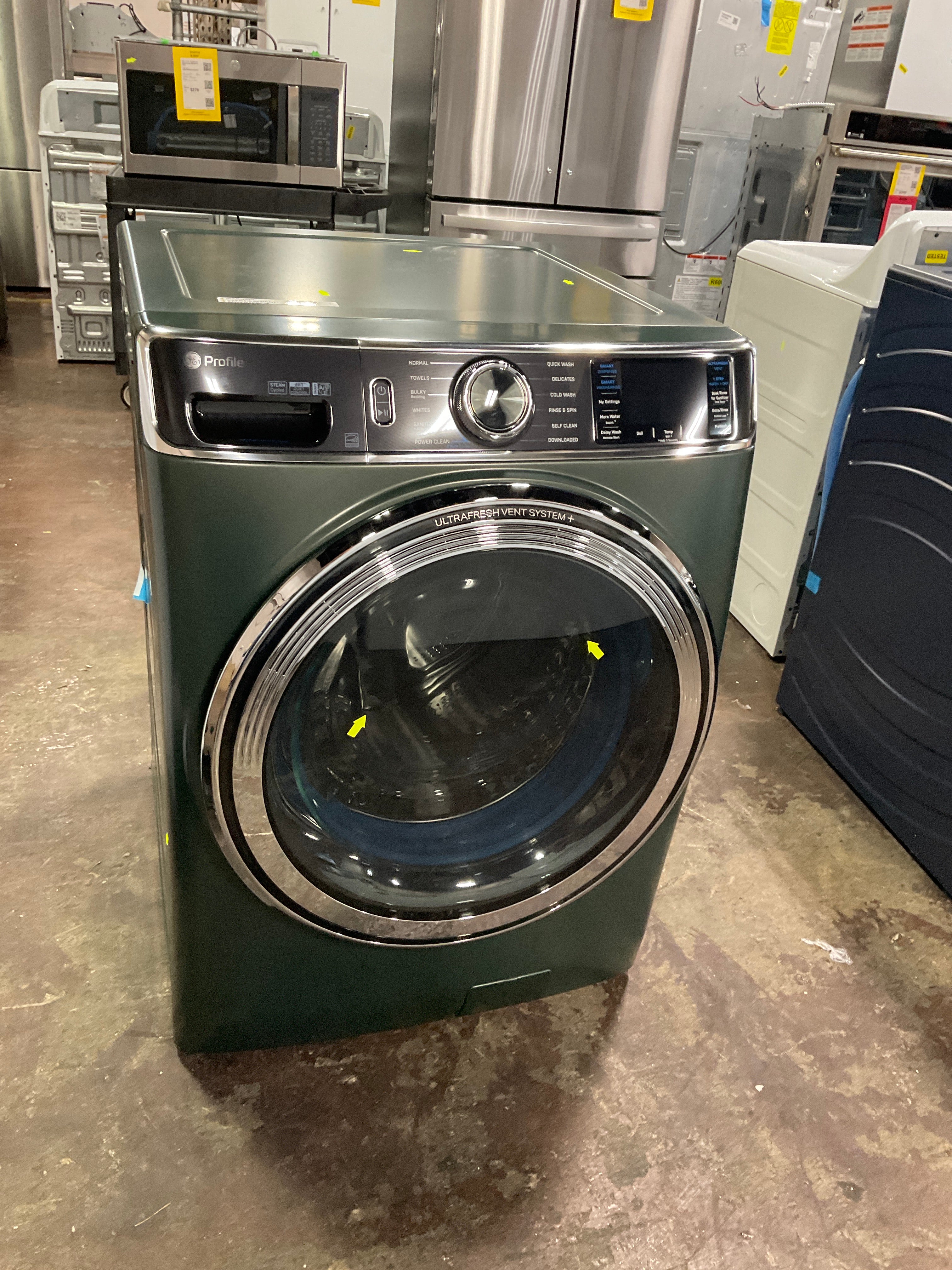 GE Profile™ 5.5 cu. ft. Capacity Smart Front Load ENERGY STAR® Steam Washer with UltraFresh Vent System+ and Smart Wash & Smart Rinse - Image 8