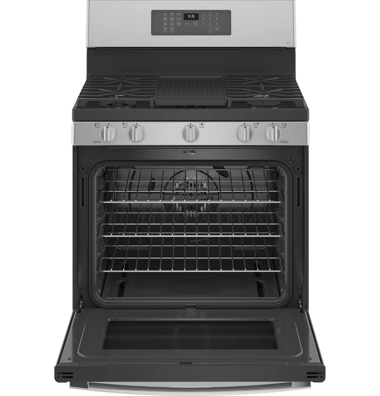 GE Profile™ Smart 30" Free-Standing Self Clean Gas Fingerprint Resistant Range with No Preheat Air Fry - Image 2