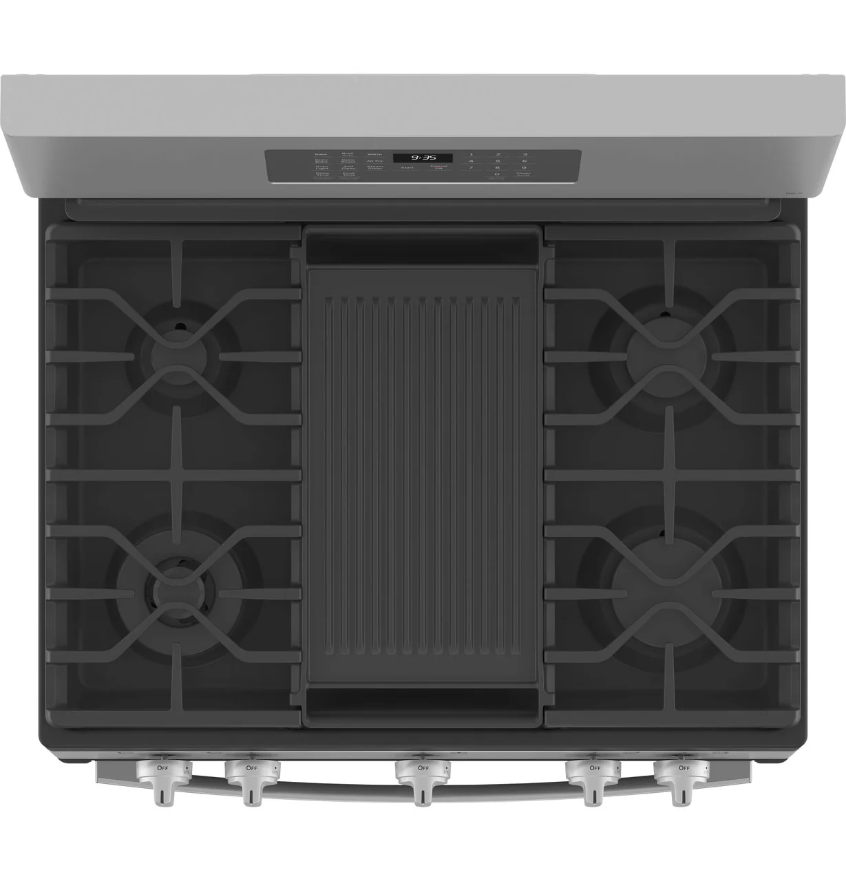 GE Profile™ Smart 30" Free-Standing Self Clean Gas Fingerprint Resistant Range with No Preheat Air Fry - Image 5