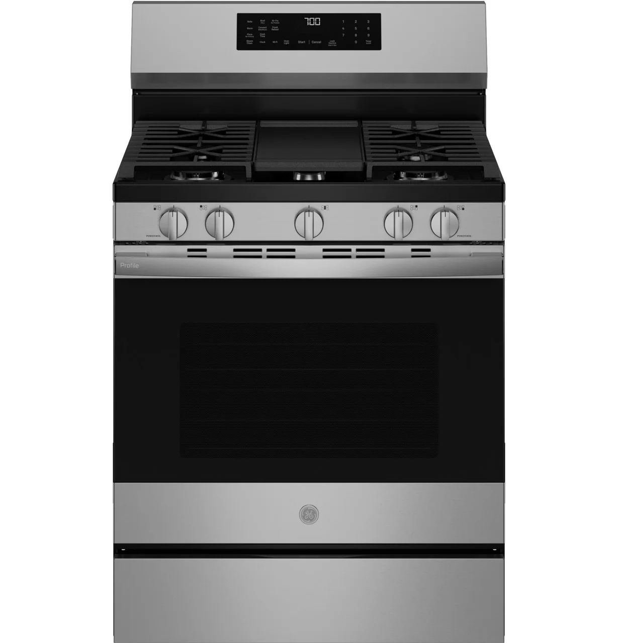 GE Profile™ 30” Smart Free-Standing Gas Convection Range with No Preheat Air Fry and EasyWash™ Oven Tray - Image 2