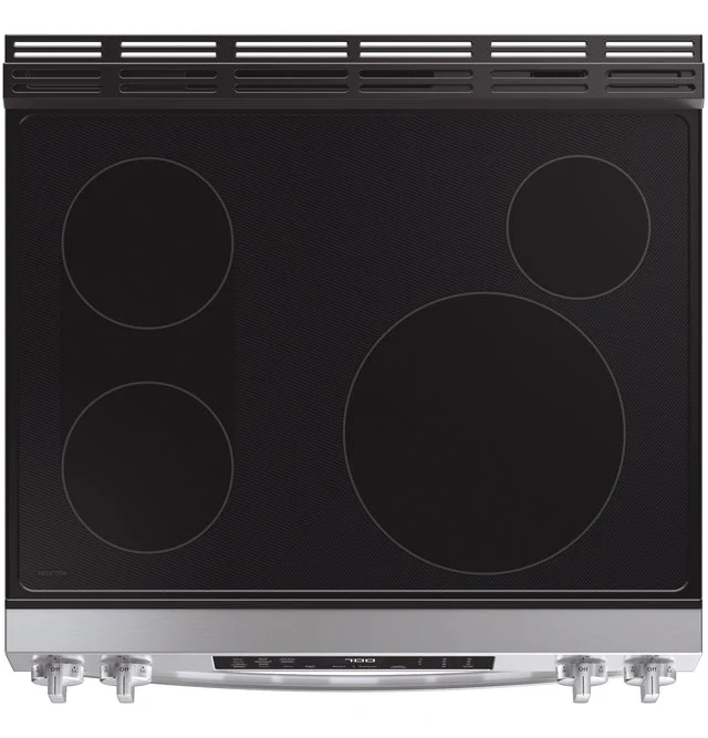 GE Profile Energy Star 30" Smart Slide-In Induction and Convection Range with No Preheat Air Fry and EasyWash Oven Tray: - Image 4