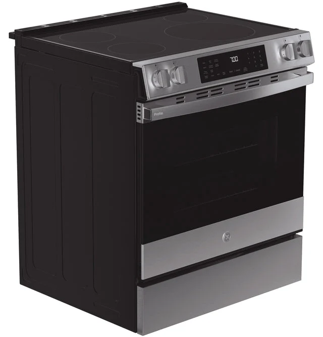 GE Profile Energy Star 30" Smart Slide-In Induction and Convection Range with No Preheat Air Fry and EasyWash Oven Tray: - Image 7