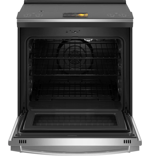 GE Profile™ 30" Smart Slide-In Front-Control Induction Fingerprint Resistant Range with In Oven Camera - Image 2