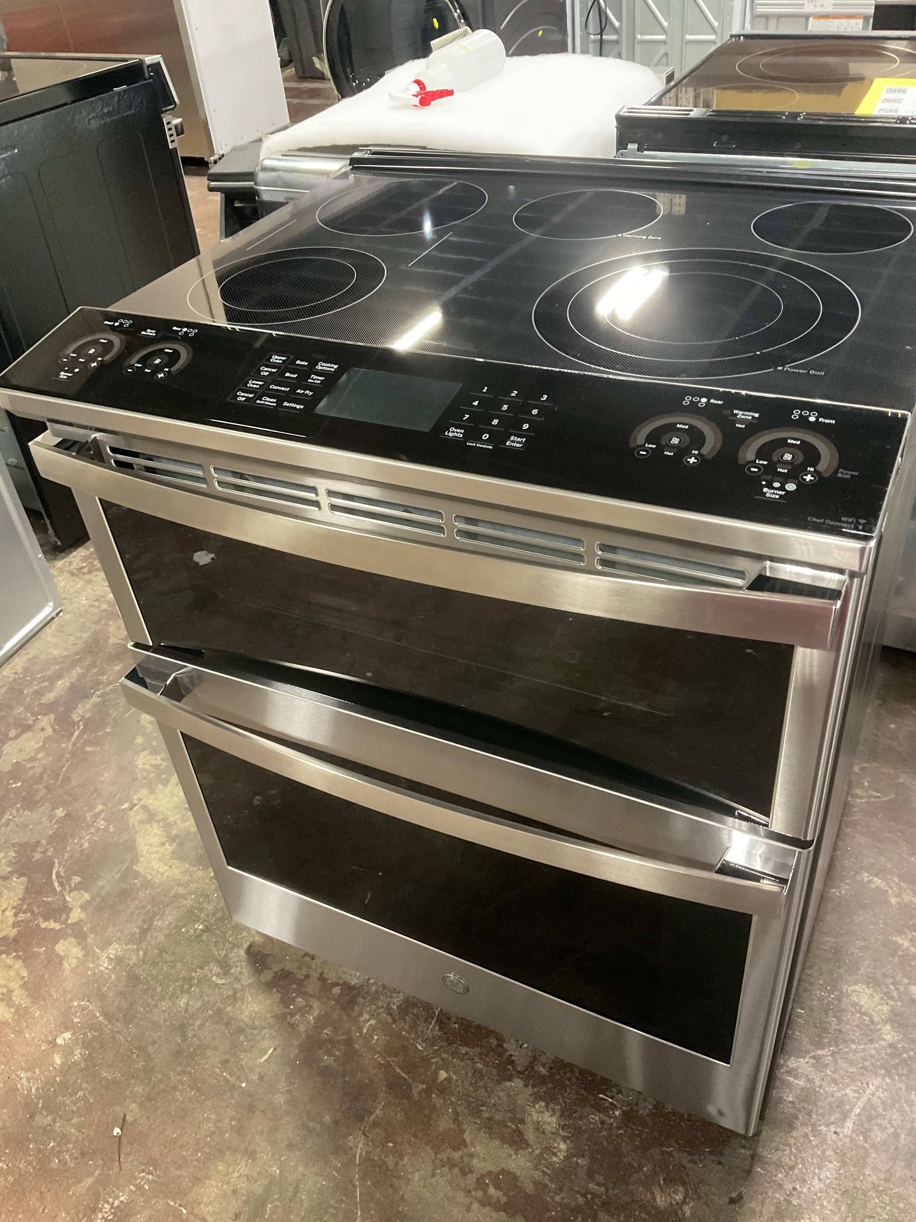 GE Profile™ 30" Smart Slide-In Electric Double Oven Convection Fingerprint Resistant Range - Image 7