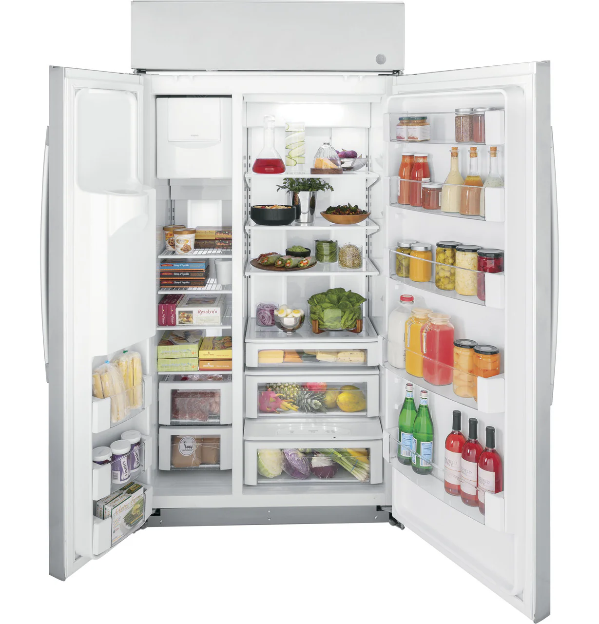 GE Profile™ 42" Smart Built-In Side-by-Side Refrigerator with Dispenser - Image 3
