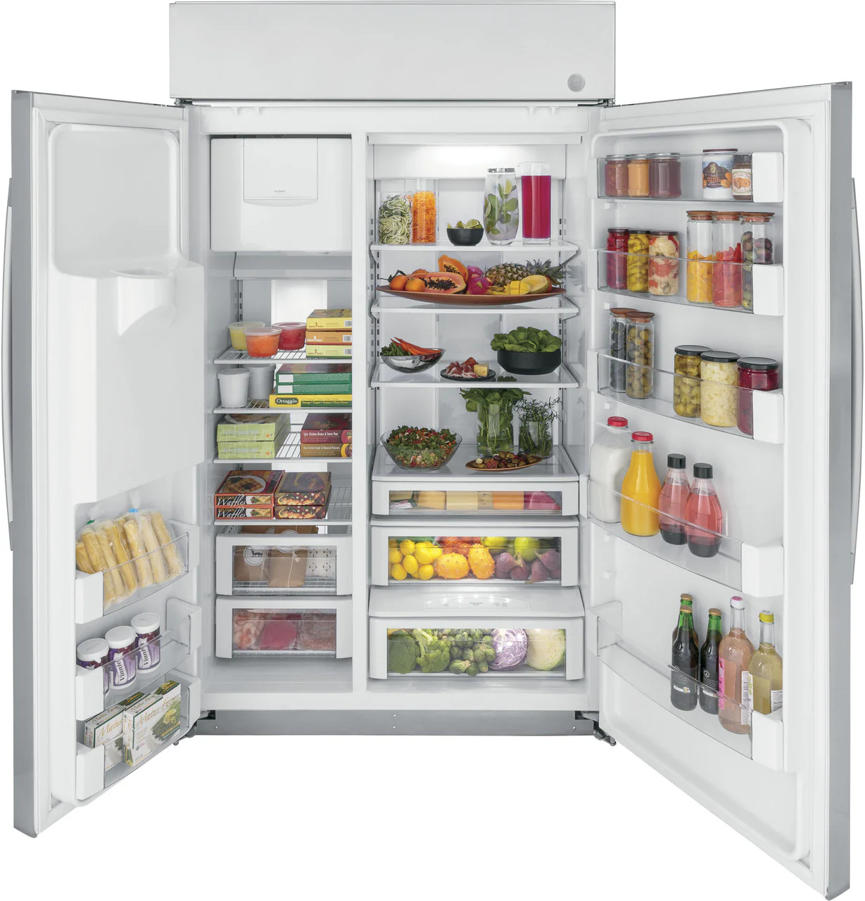 GE Profile™ 48" Smart Built-In Side-by-Side Refrigerator with Dispenser - Image 4