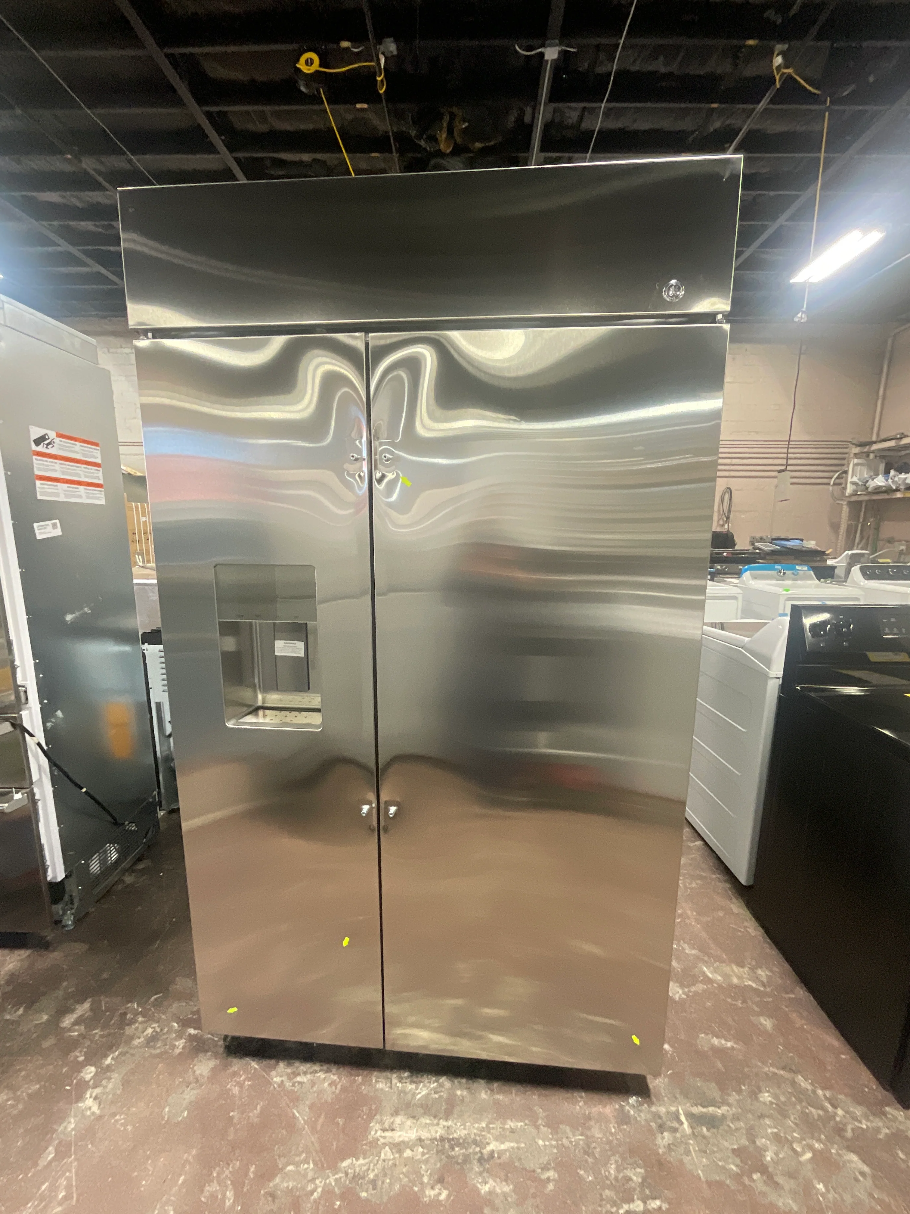 GE Profile™ 48" Smart Built-In Side-by-Side Refrigerator with Dispenser - Image 8
