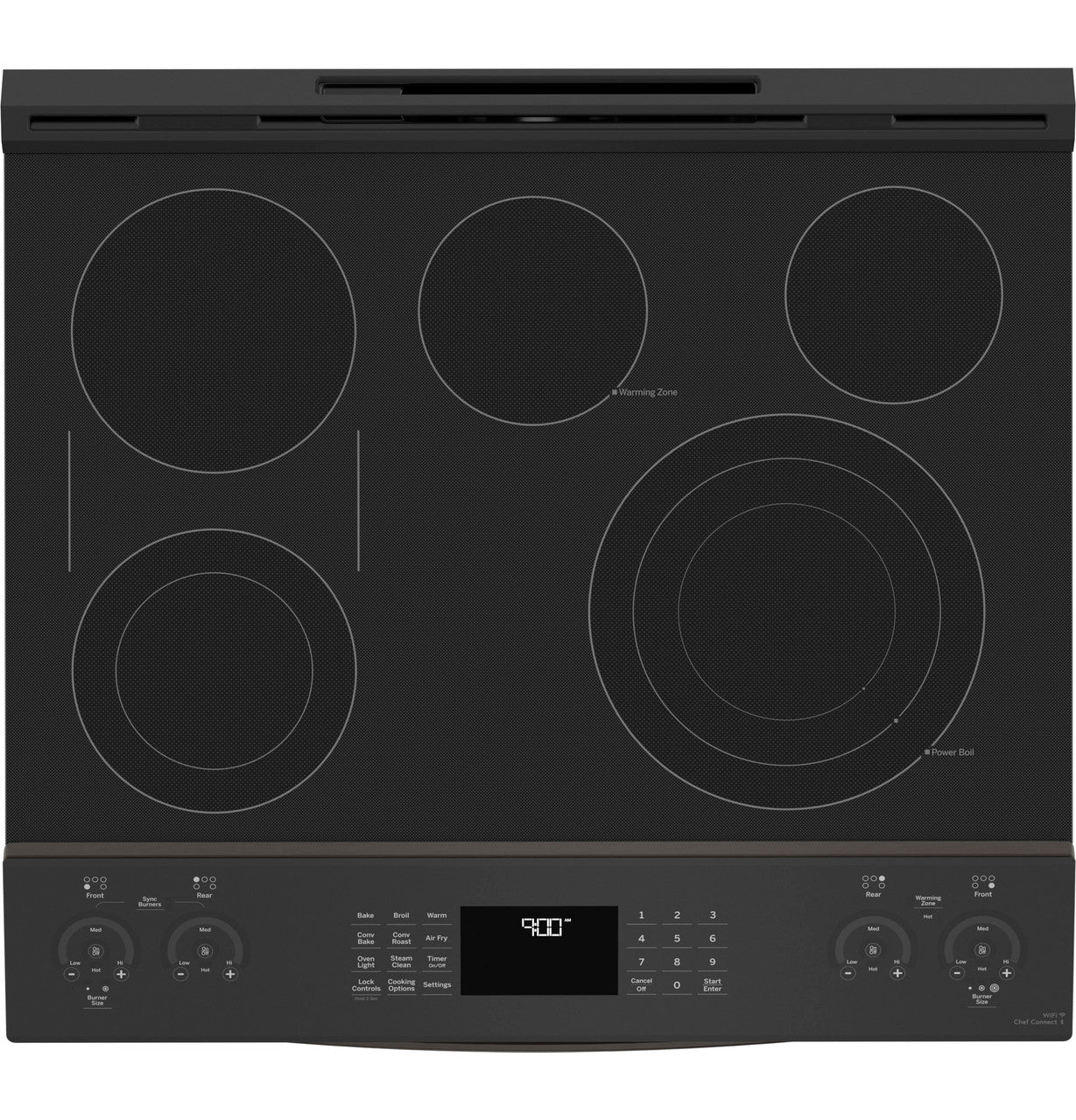 GE Profile™ 30" Smart Slide-In Electric Convection Range with No Preheat Air Fry - Image 5