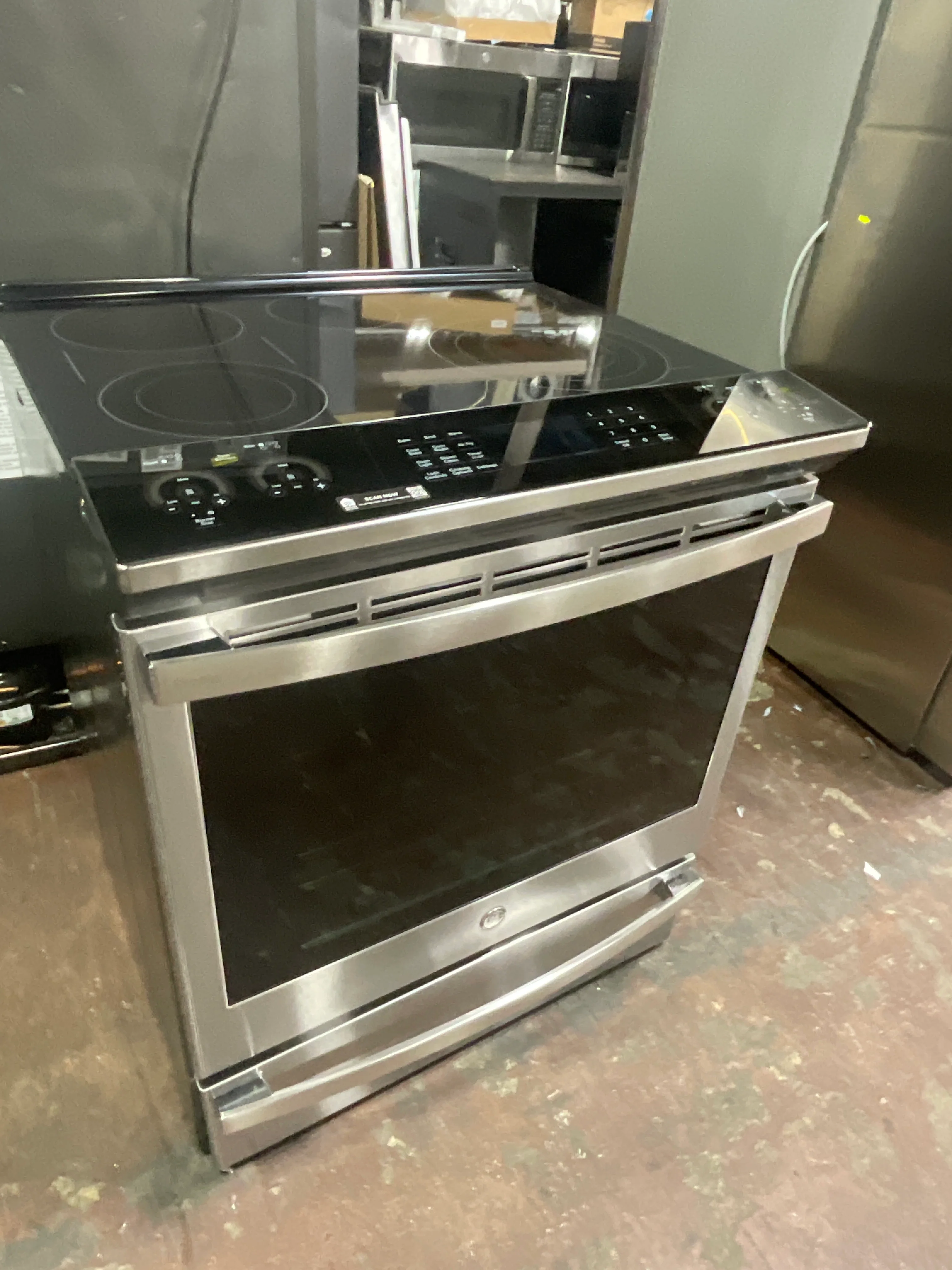 GE Profile™ 30" Smart Slide-In Electric Convection Fingerprint Resistant Range with No Preheat Air Fry - Image 13