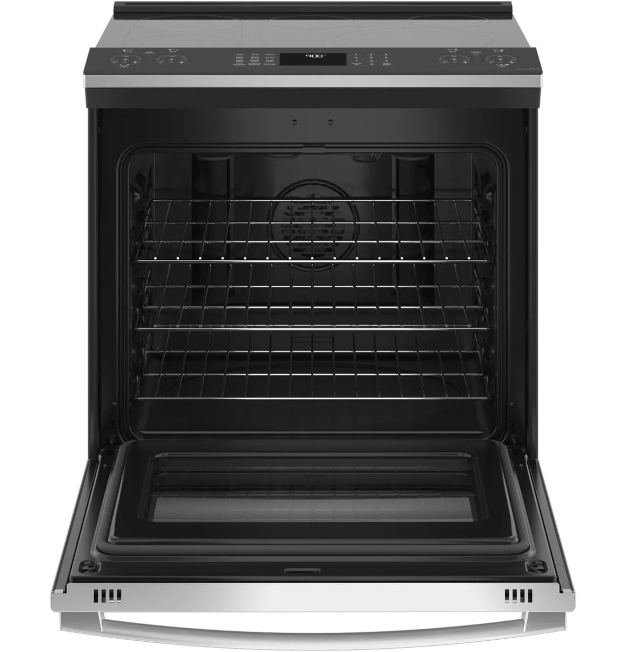 GE Profile™ 30" Smart Slide-In Electric Convection Fingerprint Resistant Range with No Preheat Air Fry - Image 3