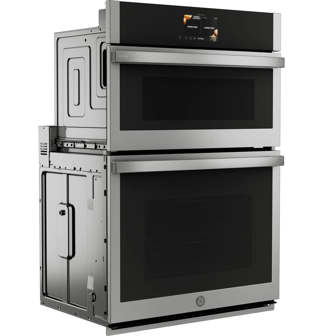 GE Profile™ 30 in. Combination Double Wall Oven with Convection, Air Fry, Steam, Sous Vide, and Advantium® Technology - Image 3