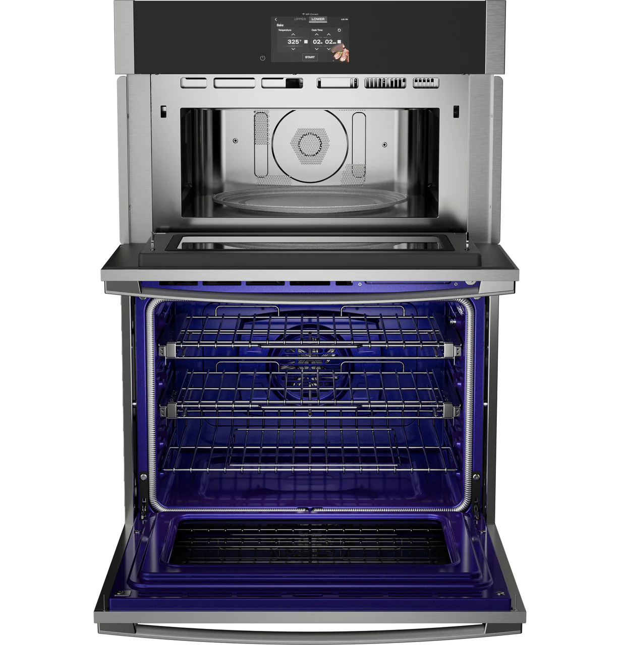 GE Profile™ 30 in. Combination Double Wall Oven with Convection, Air Fry, Steam, Sous Vide, and Advantium® Technology - Image 5