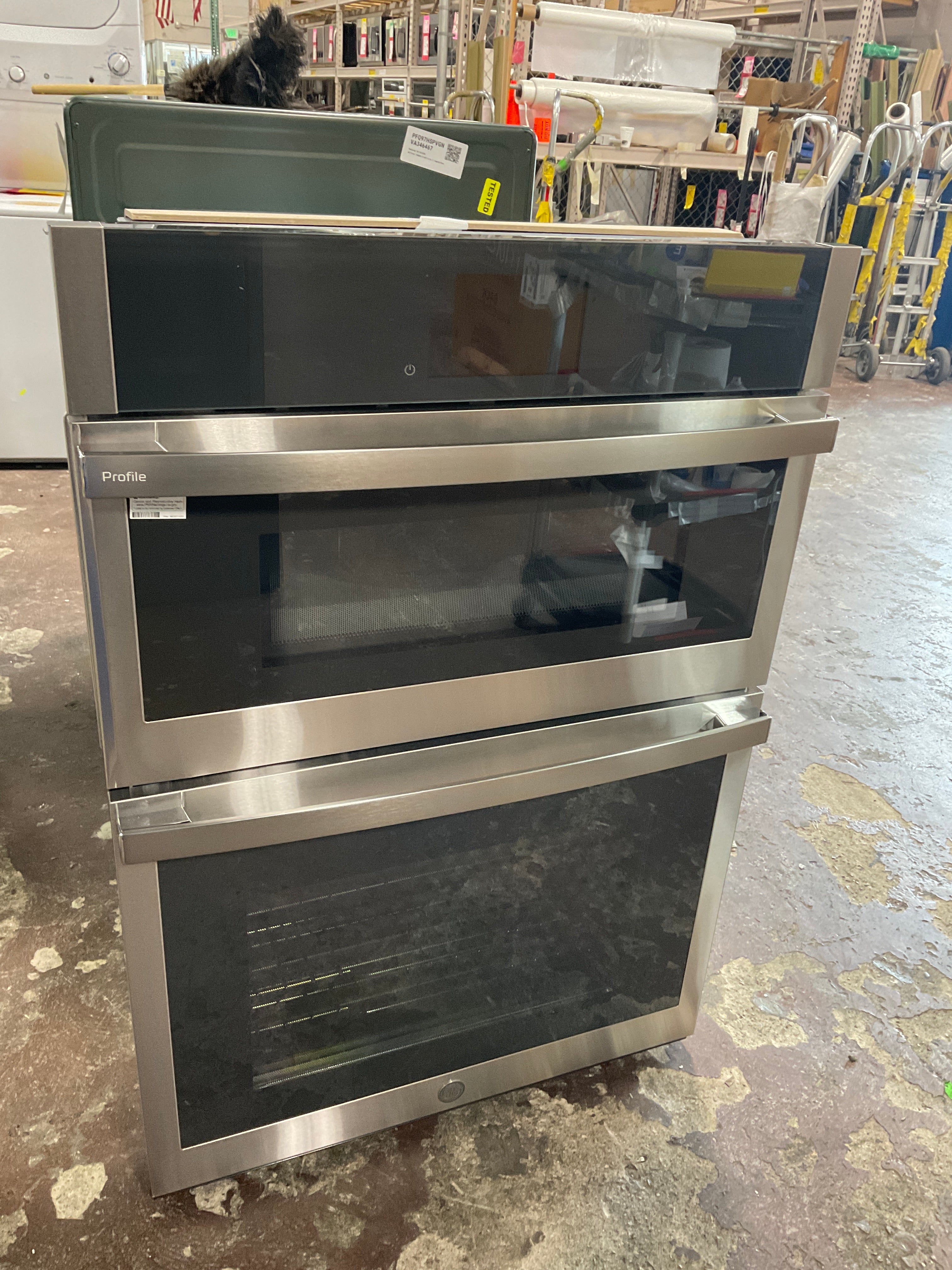 GE Profile™ 30 in. Combination Double Wall Oven with Convection, Air Fry, Steam, Sous Vide, and Advantium® Technology - Image 7