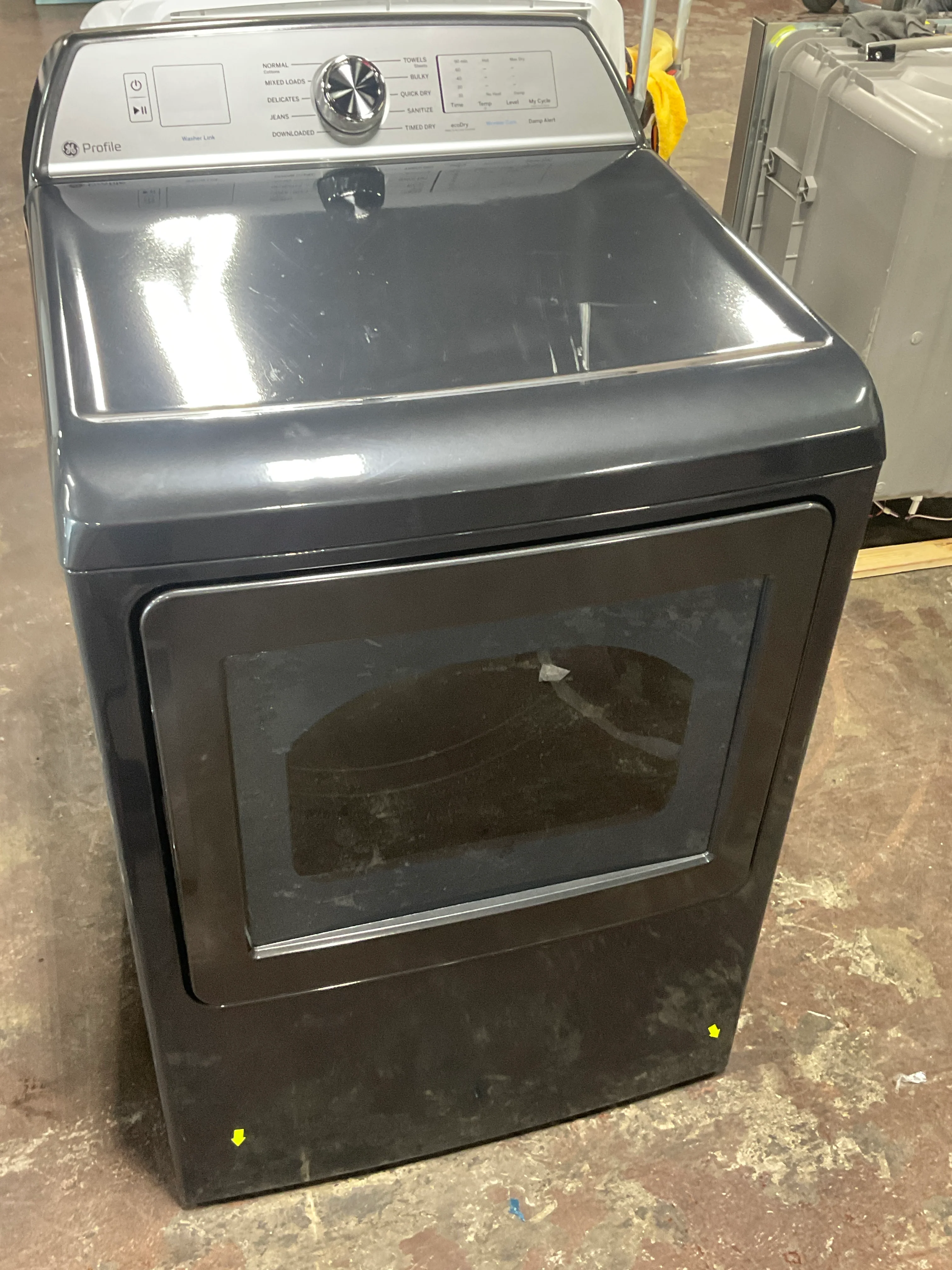 GE Profile™ ENERGY STAR® 7.4 cu. ft. Capacity aluminized alloy drum Electric Dryer with Sanitize Cycle and Sensor Dry - Image 12