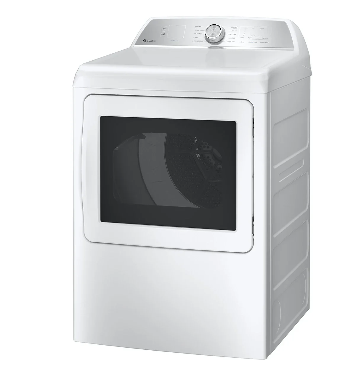 GE Profile™ ENERGY STAR® 7.4 cu. ft. Capacity aluminized alloy drum Electric Dryer with Sanitize Cycle and Sensor Dry - Image 3