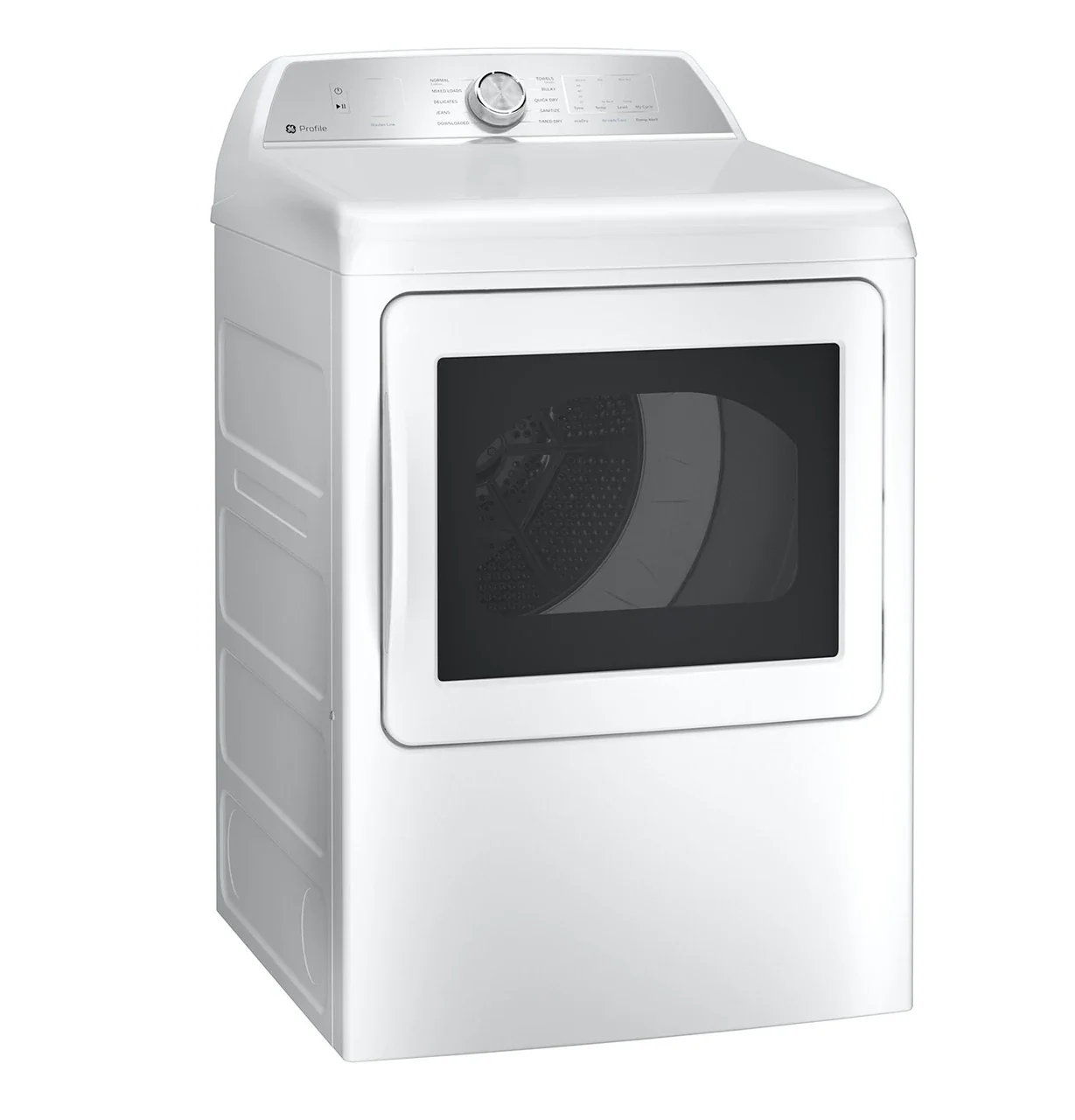 GE Profile™ ENERGY STAR® 7.4 cu. ft. Capacity aluminized alloy drum Electric Dryer with Sanitize Cycle and Sensor Dry - Image 4