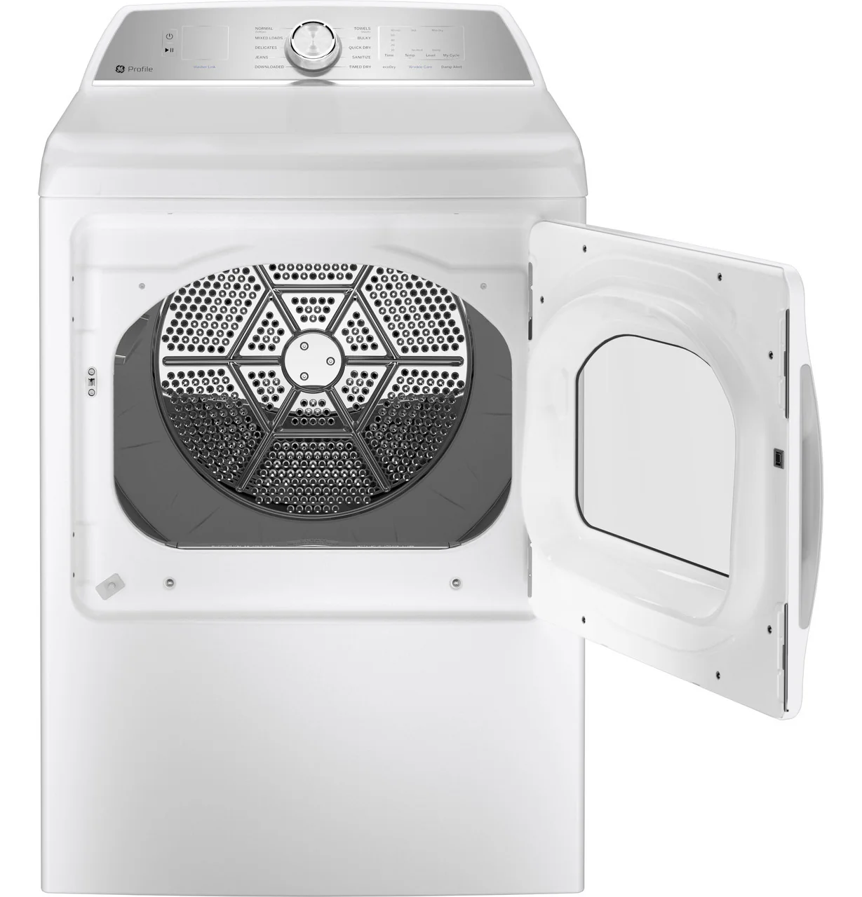 GE Profile™ ENERGY STAR® 7.4 cu. ft. Capacity aluminized alloy drum Electric Dryer with Sanitize Cycle and Sensor Dry - Image 5