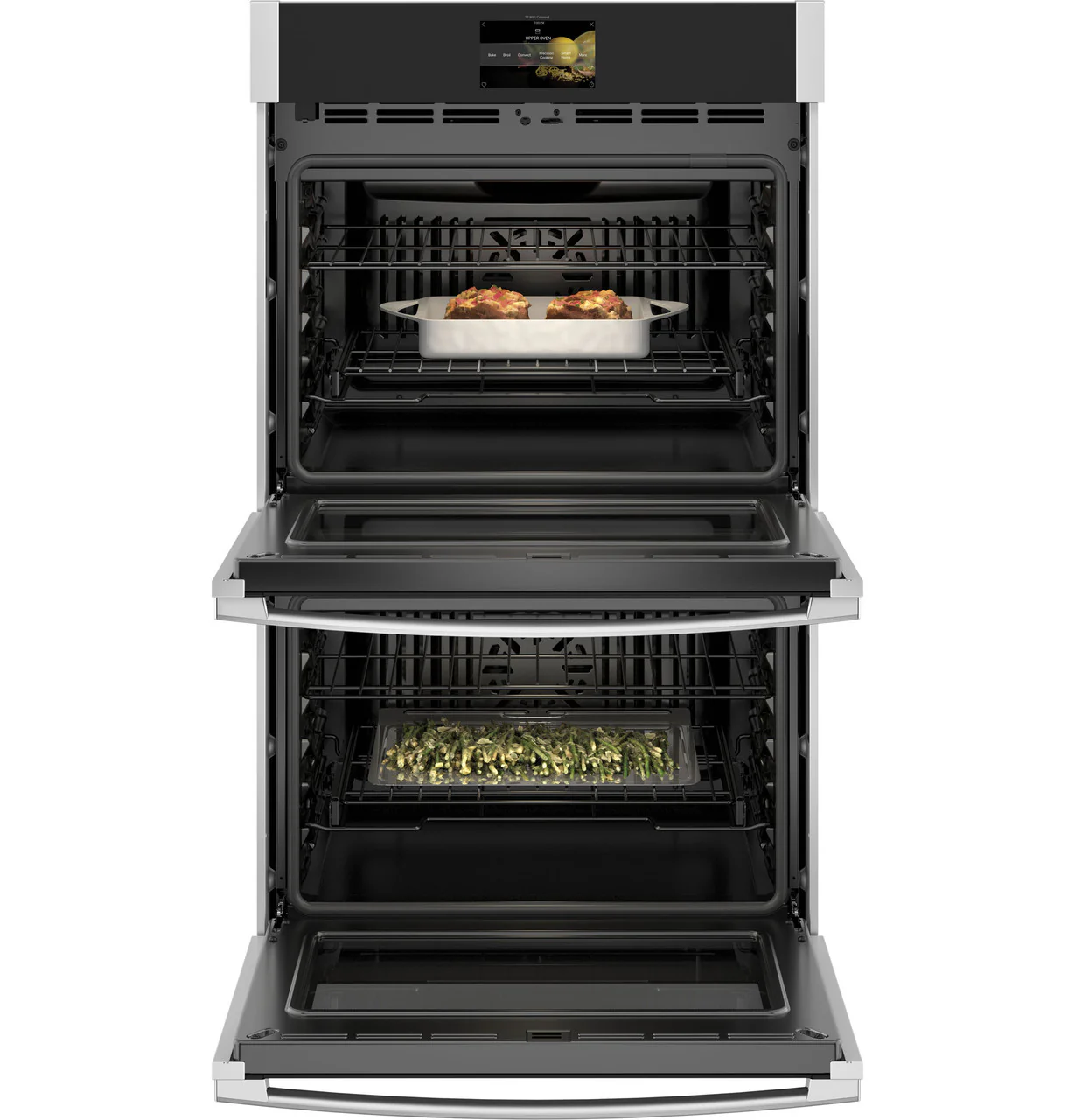 GE Profile™ 30" Smart Built-In Convection Double Wall Oven with No Preheat Air Fry and Precision Cooking - Image 5