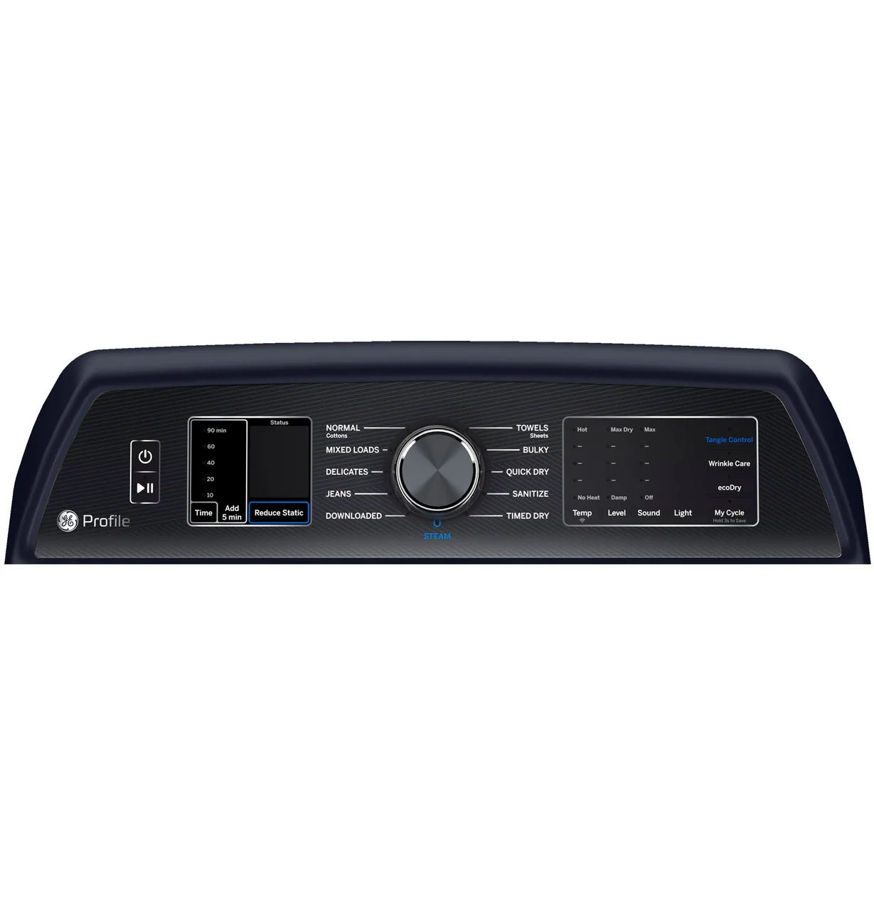 GE Profile™ ENERGY STAR® 7.3 cu. ft. Capacity Smart Electric Dryer with Steam and Washer Link - Image 3