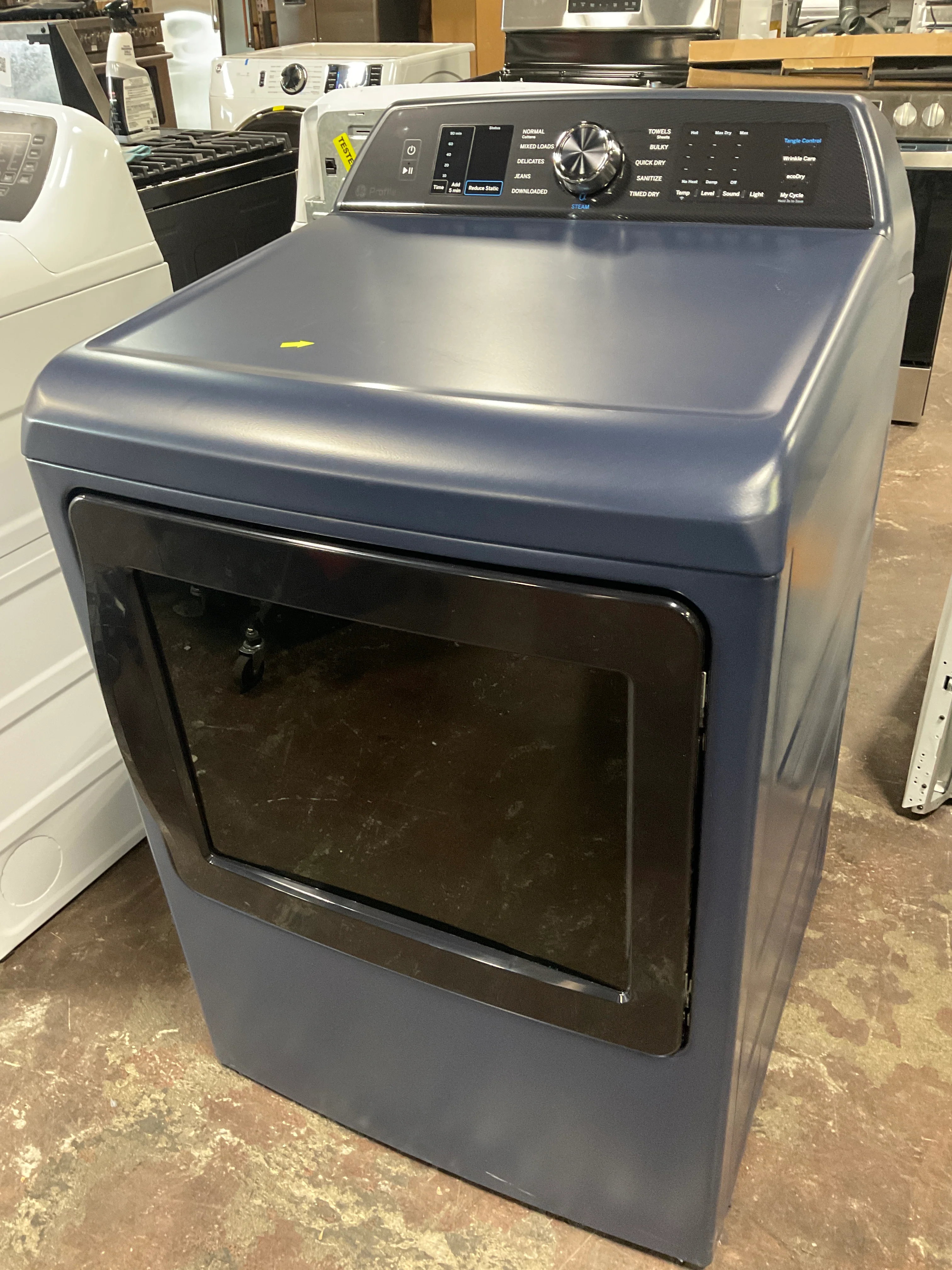 GE Profile™ ENERGY STAR® 7.3 cu. ft. Capacity Smart Electric Dryer with Steam and Washer Link - Image 8