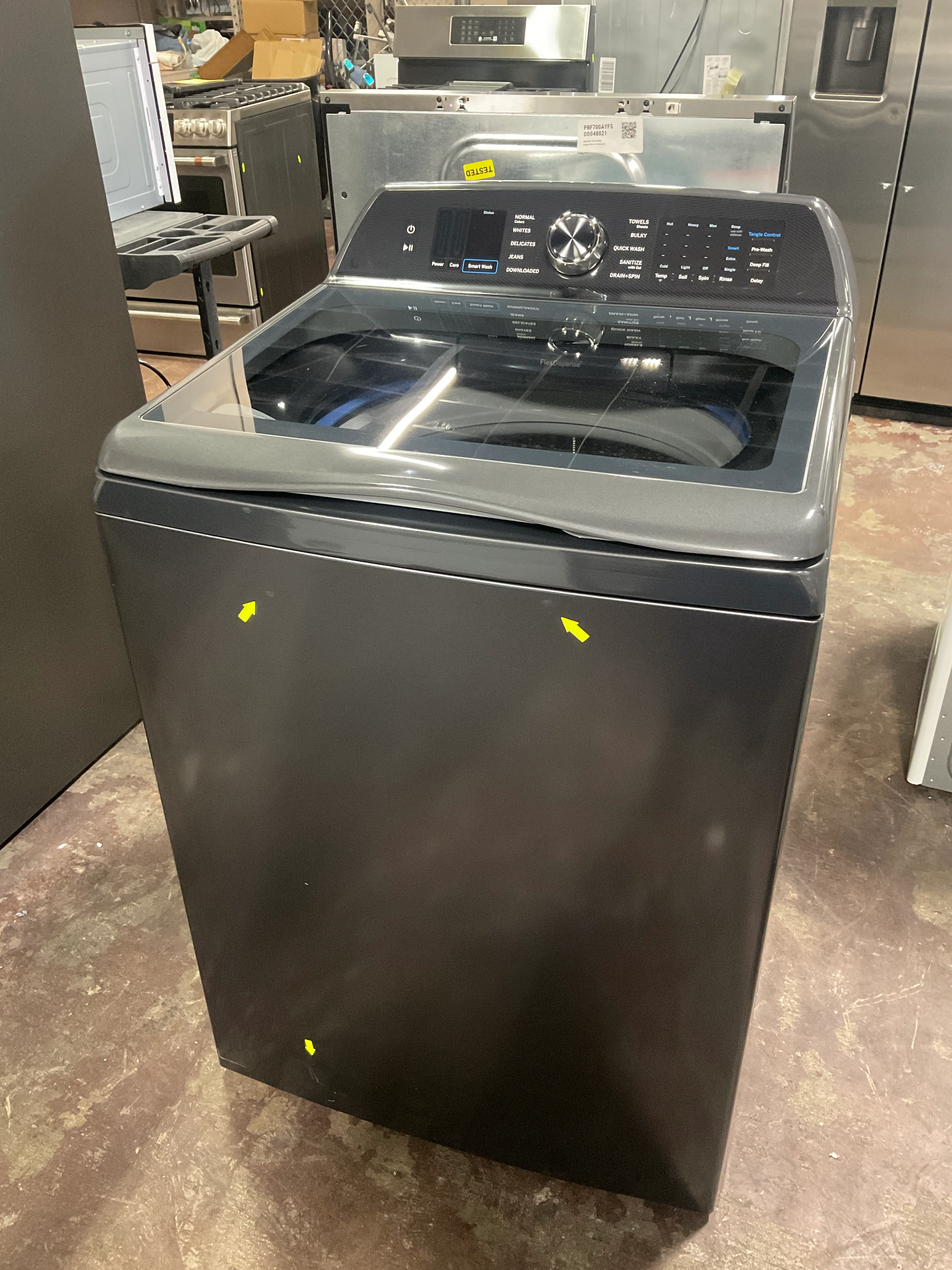 GE Profile™ ENERGY STAR® 5.4 cu. ft. Capacity Washer with Smarter Wash Technology and FlexDispense™ - Image 7