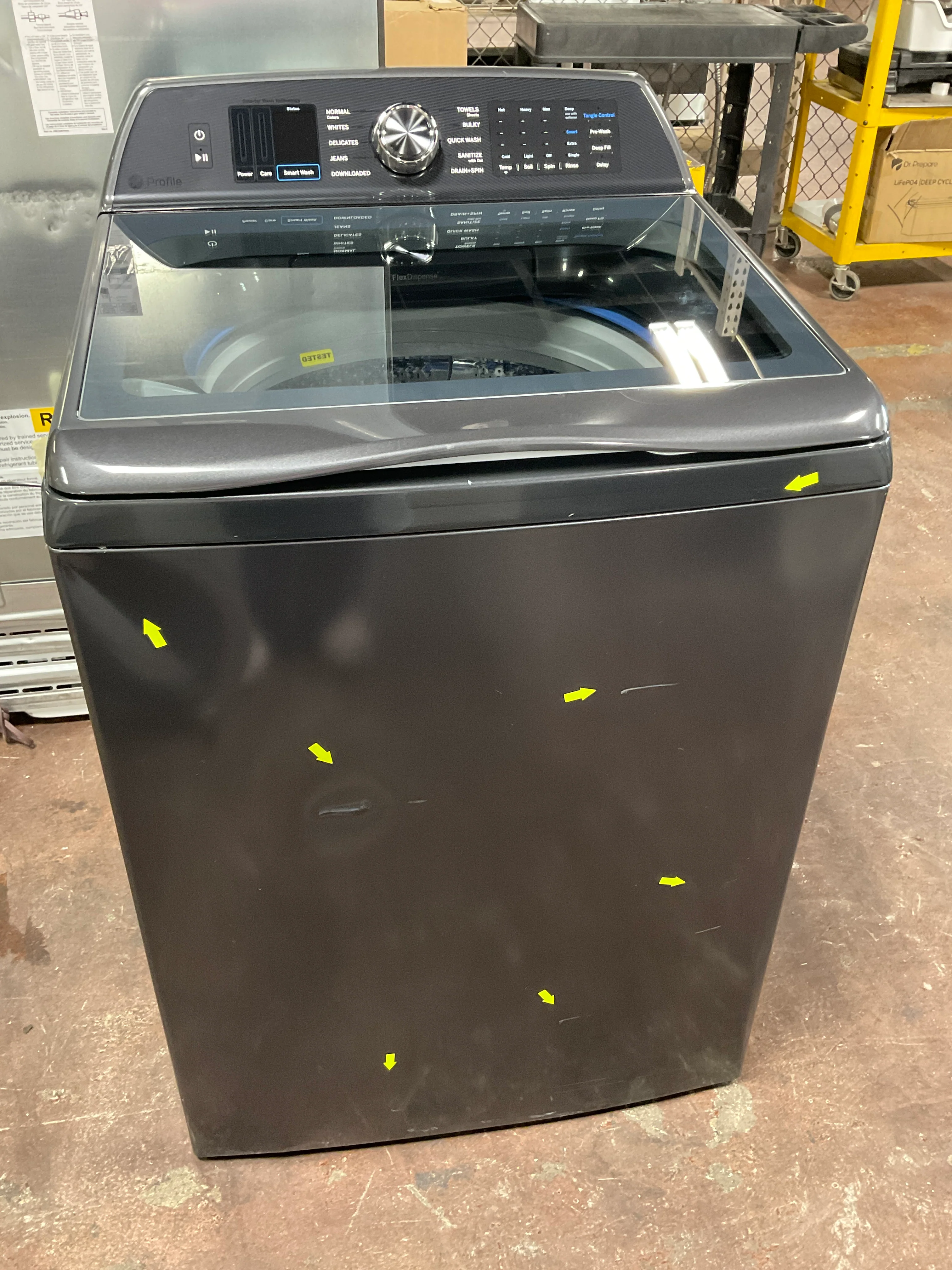 GE Profile™ ENERGY STAR® 5.4 cu. ft. Capacity Washer with Smarter Wash Technology and FlexDispense™ - Image 9