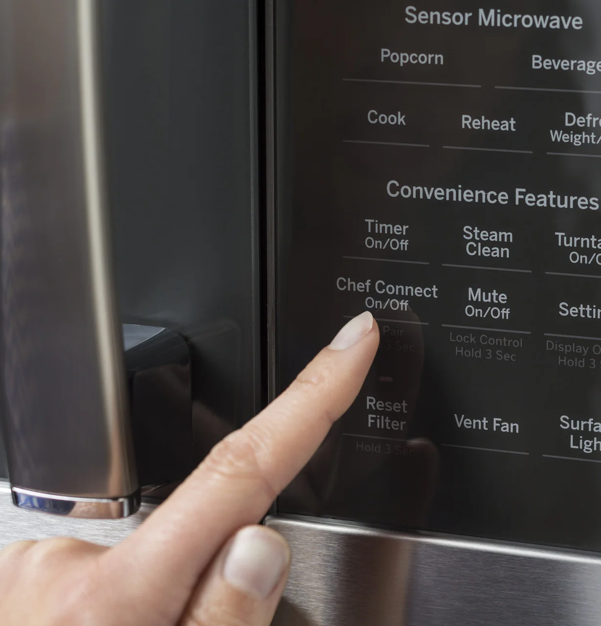 GE Profile™ 1.7 Cu. Ft. Convection Over-the-Range Microwave Oven - Image 5