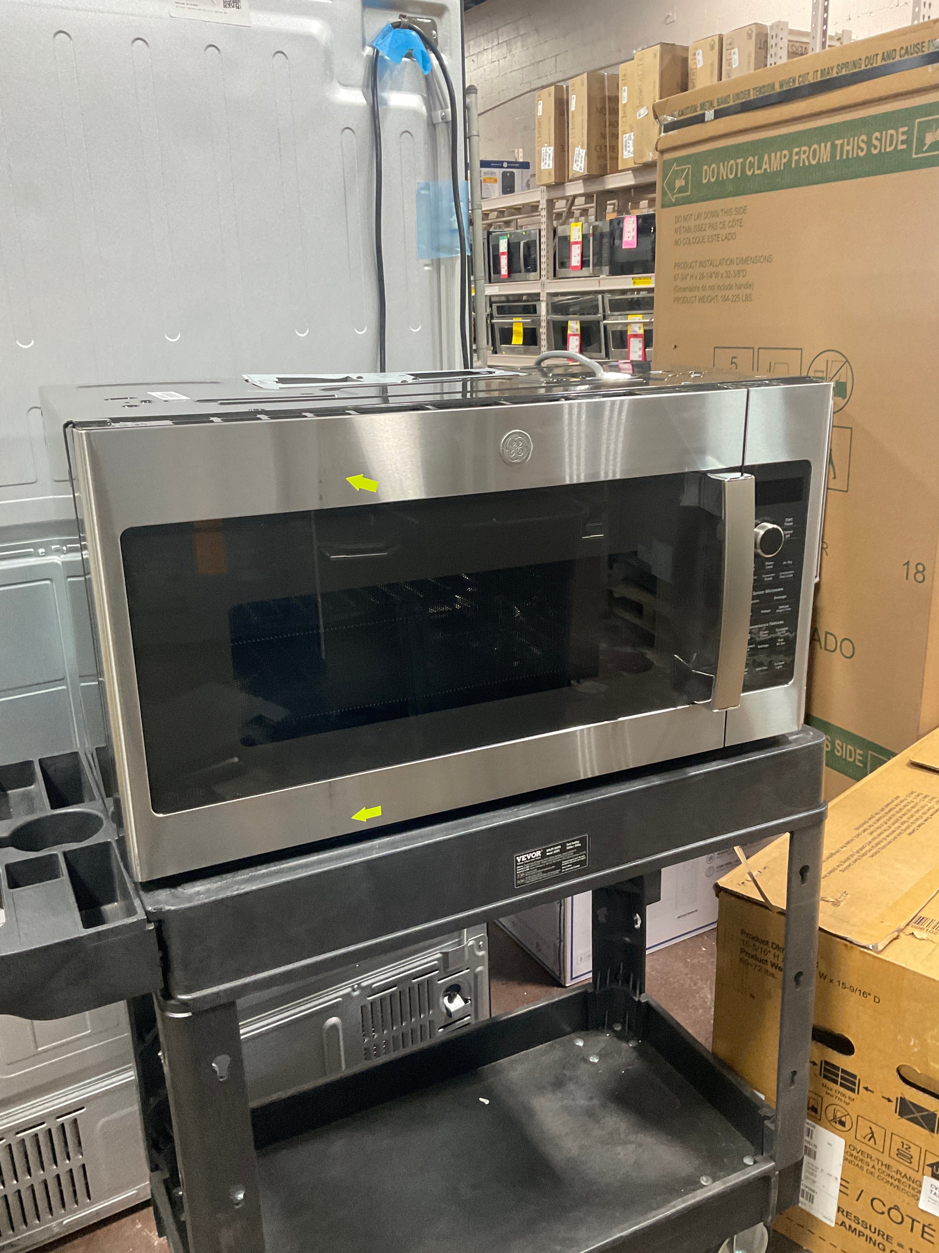 GE Profile™ 1.7 Cu. Ft. Convection Over-the-Range Microwave Oven - Image 6