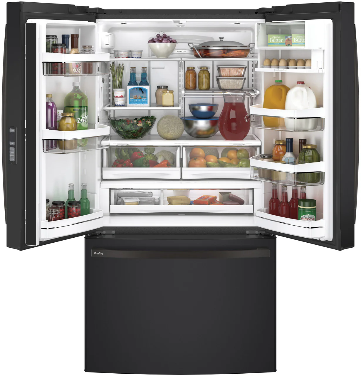 GE Profile™ Series ENERGY STAR® 23.1 Cu. Ft. Counter-Depth French-Door Refrigerator - Image 2