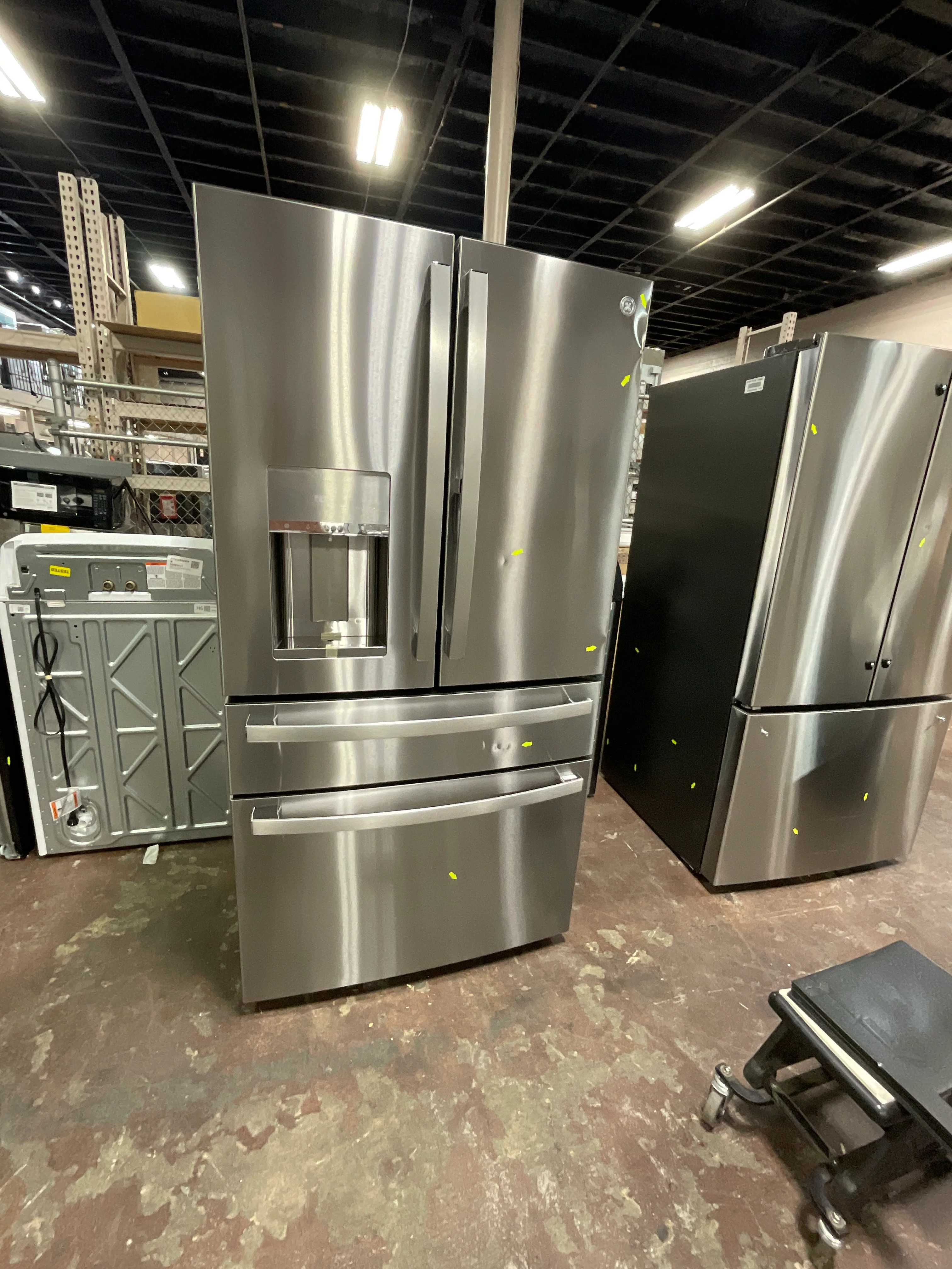GE Profile™ 22.4 Cu. Ft. Smart Counter-Depth Fingerprint Resistant 4-Door French-Door Refrigerator with Door In Door - Image 12