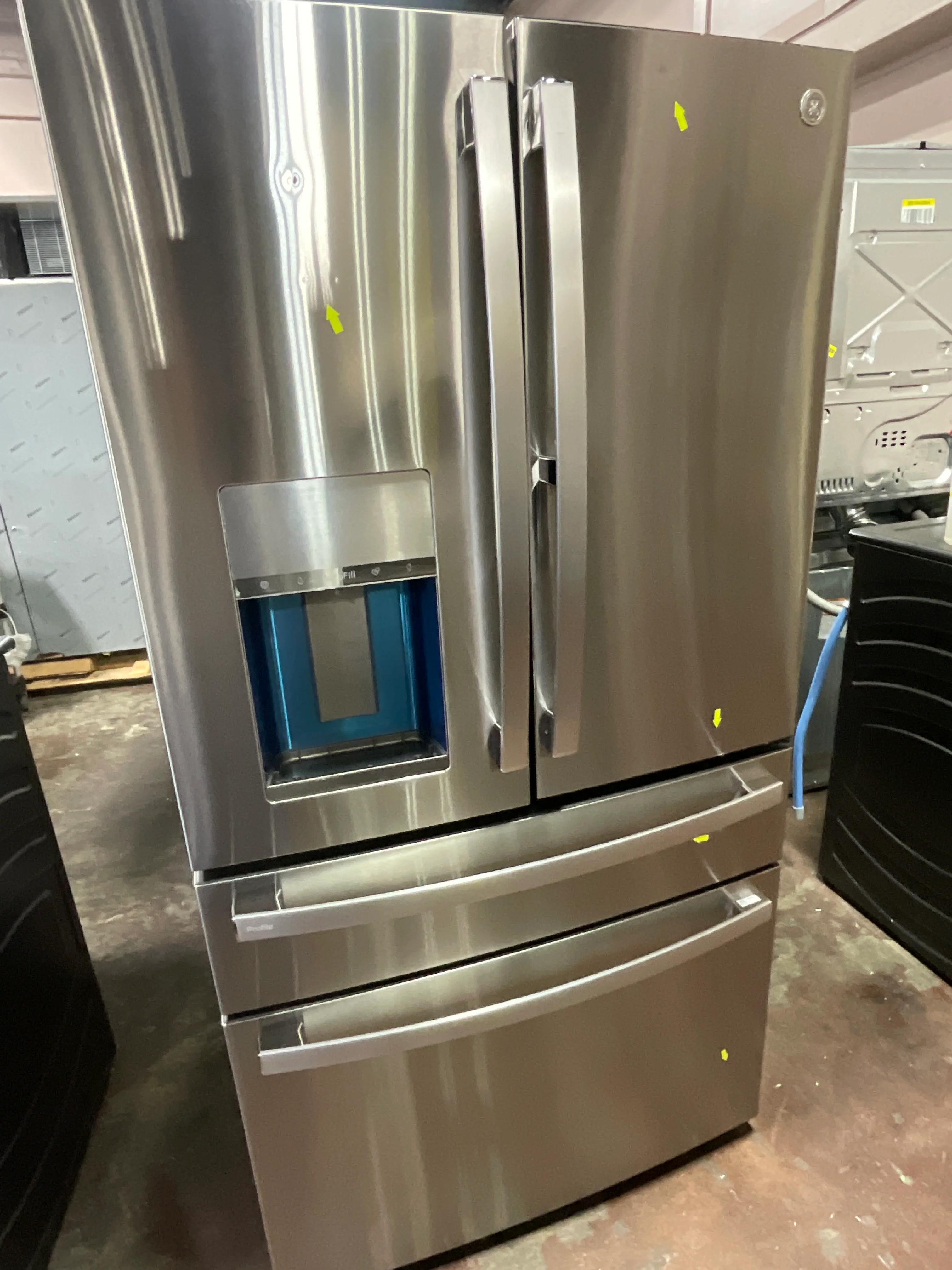 GE Profile™ 22.4 Cu. Ft. Smart Counter-Depth Fingerprint Resistant 4-Door French-Door Refrigerator with Door In Door - Image 14