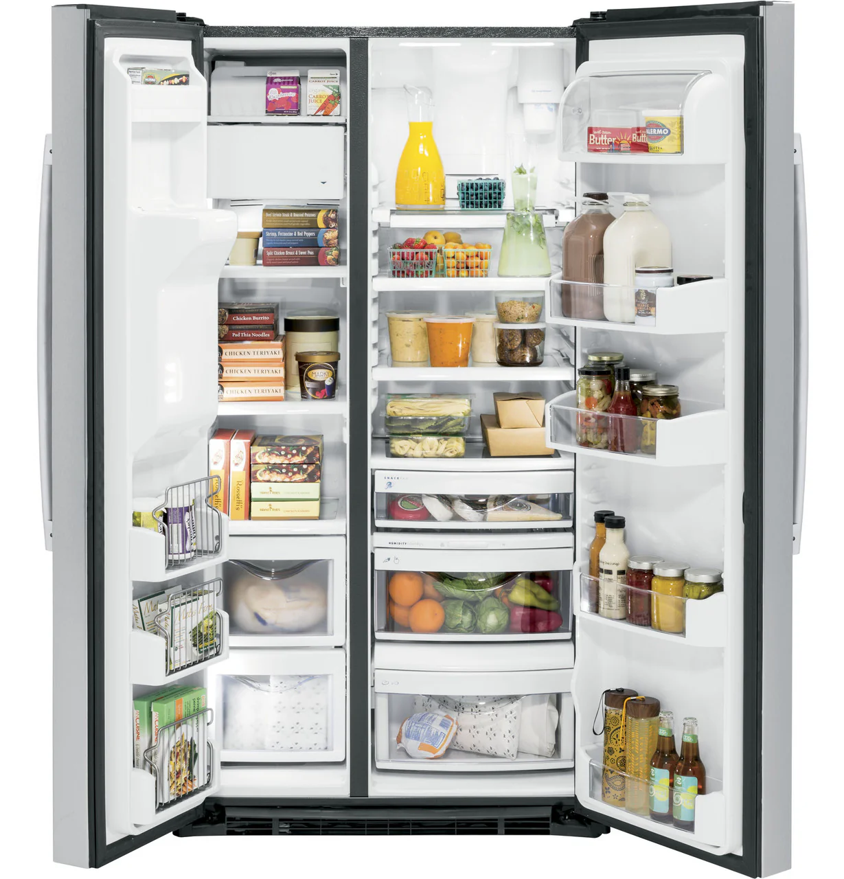 GE Profile™ 21.9 Cu. Ft. Counter-Depth Side-By-Side Refrigerator - Image 3