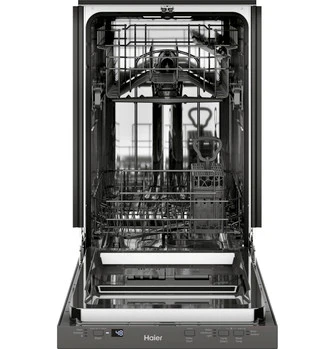 Haier ENERGY STAR® 18" Stainless Steel Interior Dishwasher with Sanitize Cycle - Image 3