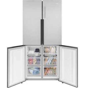 Haier ENERGY STAR® 16.8 Cu. Ft. Quad Door Refrigerator - Image 6