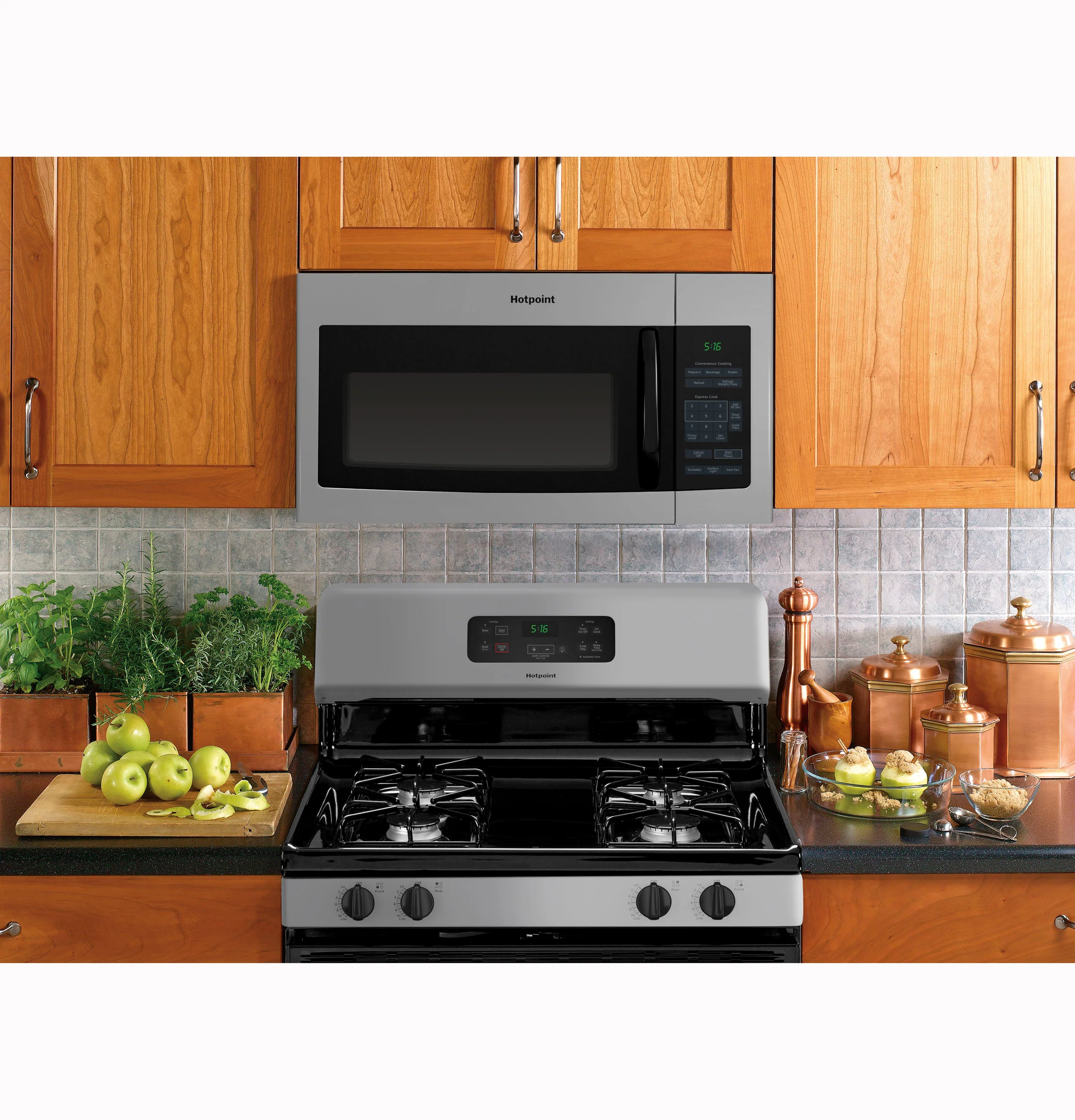 Hotpoint® 1.6 Cu. Ft. Over-the-Range Microwave Oven - Image 3