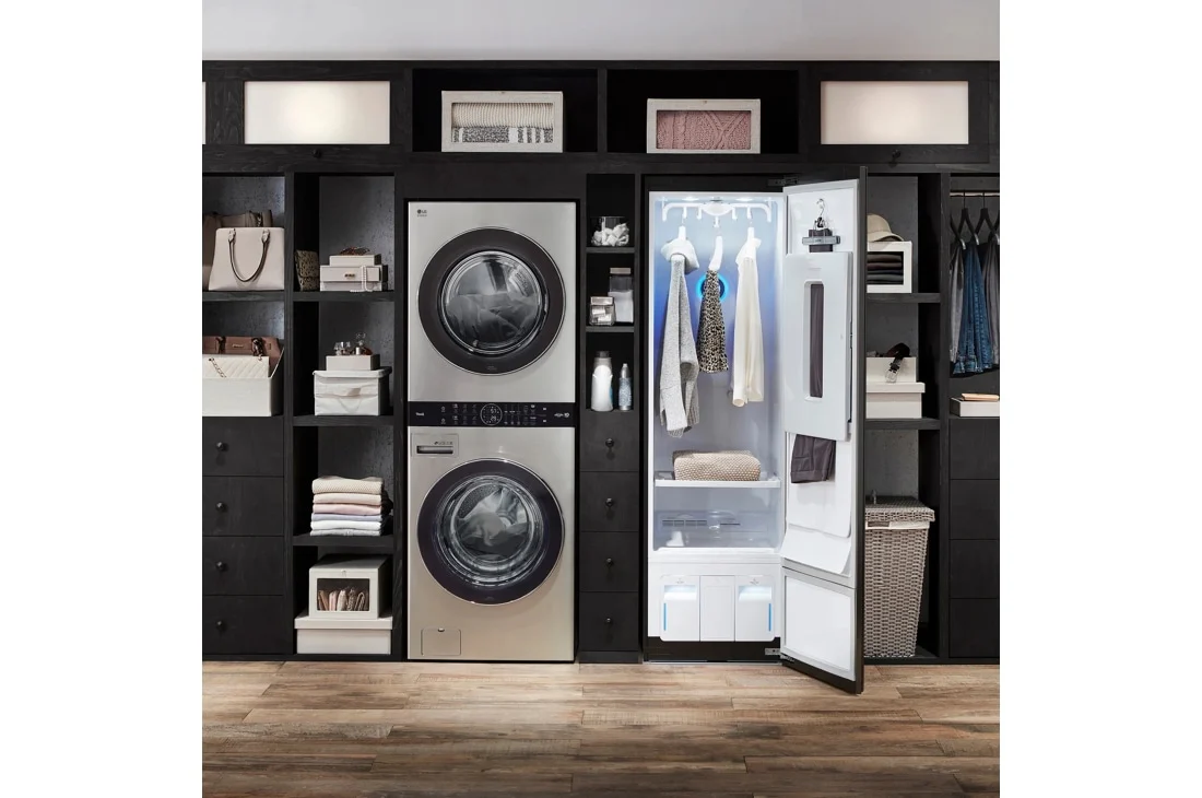 LG STUDIO WashTower™ with 5.0 cu.ft. Washer & 7.4 cu.ft. Dryer - Essence White - Image 6