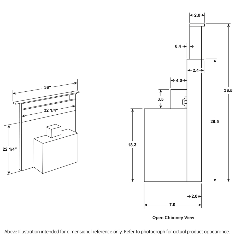 Universal 36" Telescopic Downdraft System - Image 3