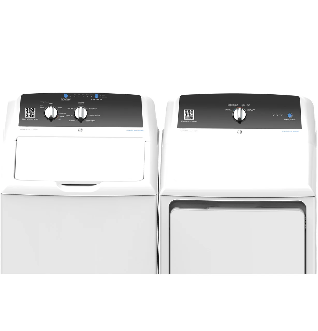 GE® 7.4 cu. ft. Capacity aluminized alloy drum Commercial Electric Dryer with Sensor Dry, Built-In App Payment System SITE WIFI REQUIRED - Image 5