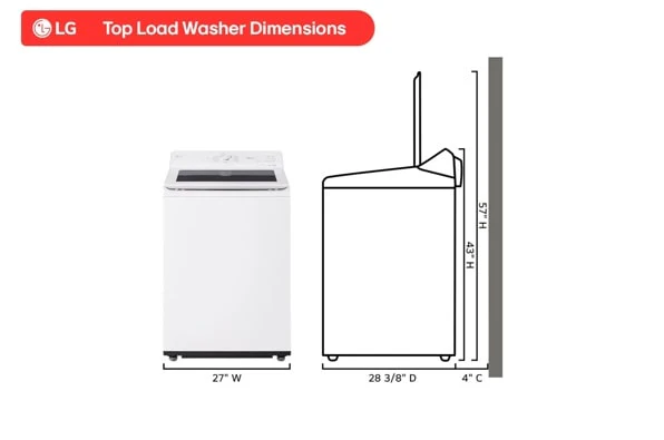 LG 5.0 cu. ft. Mega Capacity Smart Top Load Washer with Impeller, EasyUnload™ & AI Sensing - Image 5