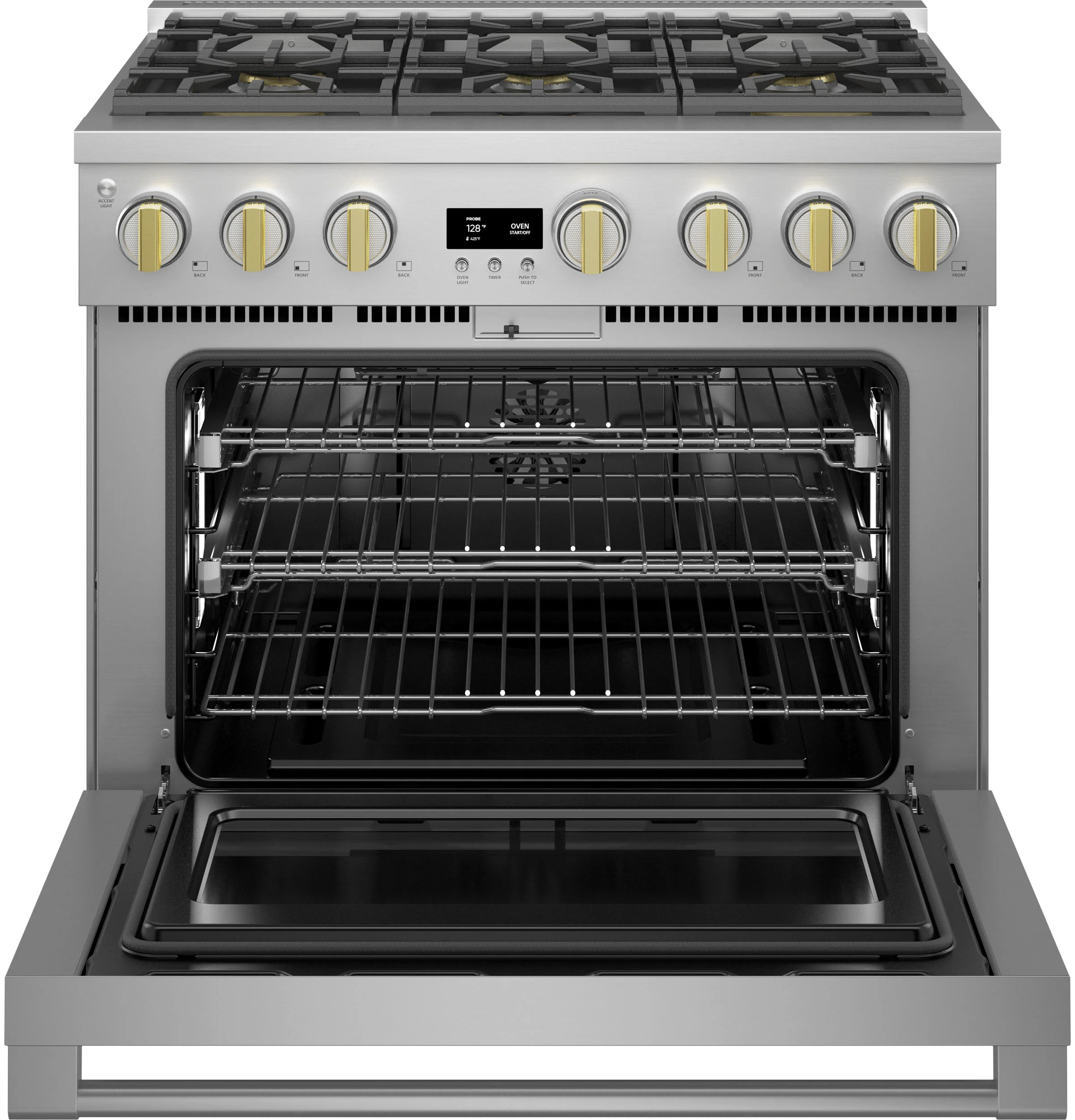Monogram 36" All Gas Professional Range with 6 Burners - Image 3