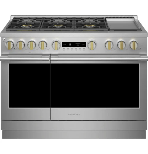 Monogram 48" All Gas Professional Range with 6 Burners and Griddle - Image 2