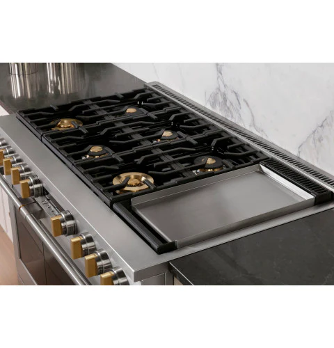 Monogram 48" All Gas Professional Range with 6 Burners and Griddle - Image 9