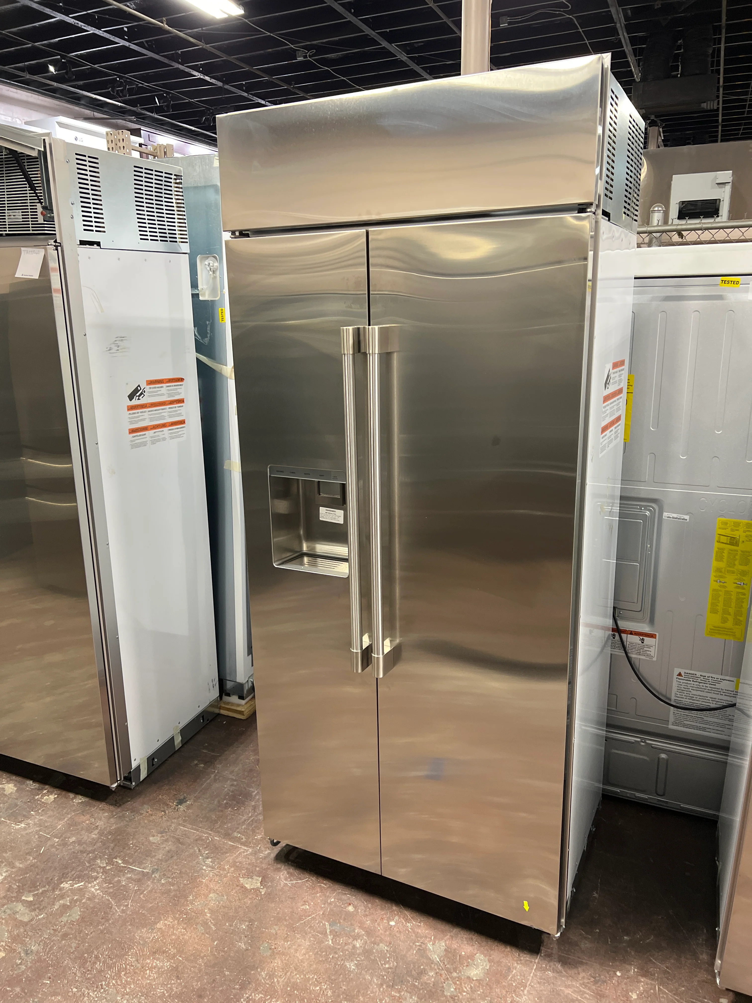 Monogram 36" Built-In Side-by-Side Refrigerator with Dispenser - Image 12